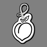 Luggage Tag - Peach (Fruit, Outline)
