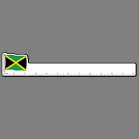 12" Ruler W/ Full Color Flag of Jamaica