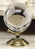 Custom Optical Crystal World Globe Award (3