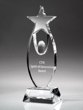Custom Inspirational Star Award, 8 1/2