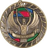 Custom Stained Glass Victory Medal, 2.5