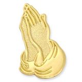 Blank Praying Hands Lapel Pin, 3/4