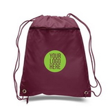 Custom Polyester drawstring backpack, 15