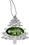 Custom Glitter Christmas Tree Ornament, 3" L, Price/piece