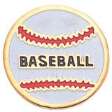 Blank Gold Enameled Pin (Baseball)