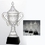 Custom Royal Classic Crystal Trophy Cup(M), 8 5/8" L x 8 5/9" W x 15" H, Price/piece
