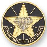 Blank Scholastic Award Pin (Commitment to Excellence), 1