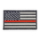 Blank Thin Red Line Firefighters U.S. American Flag Patch, 3.5" W x 2" H, Price/piece