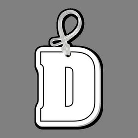 Custom Letter D Bag Tag