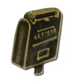 Custom Mailbox Lapel Pin, 3/4
