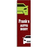 Custom 5' X 17' Vertical Outdoor Pole Banner For Poles Without A Halyard