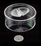 3 5/16"x1 5/16" Blank Small Crystal Clear Round Container w/Grip Lid, Price/piece