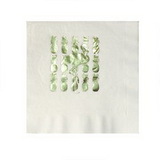 Custom Foil Stamped White 3-Ply Luncheon Napkins