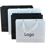 Custom Gloss White Cardboard Paper Bag, 17
