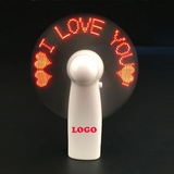 Custom Message Mini Fan with Floating LED Display, 4 1/2