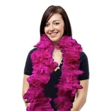 Blank 6' Pink Solid Color Boa