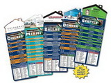 Custom Magna-Card House Shaped Magnet Football Schedules (3.5