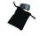 Custom Black Velveteen Pull String Sack For Stoppers, Price/piece