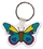Gemini Custom Soft Vinyl Butterfly Key Tag, 2.35" W X 1.53" H, Price/piece