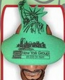 Custom Foam Statue of Liberty Pop Up Visor