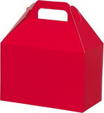 Custom Red Gable Box, 8 1/2