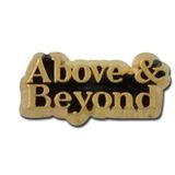 Blank Above And Beyond Lapel Pin, 3/4