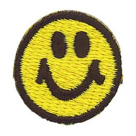 Custom Potpourri Embroidered Applique - Smiley Face