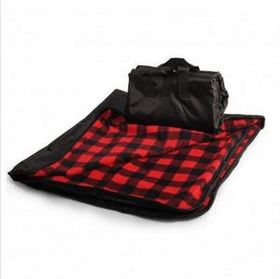 Blank 50"x60" Picnic Blanket - Fleece With Waterproof Shell