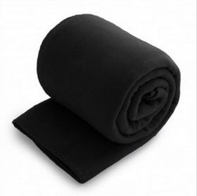 Blank Fleece Throw Blanket - Black (50"X60")