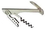 Custom 5 1/8" Hugger Waiter's Nickel Plated Corkscrew (Laser Engraved), Price/piece