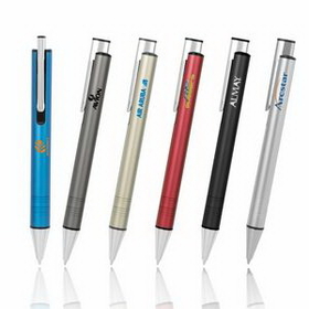 Custom Colorful Series Metal Ballpoint Pen, 0.55" L x 0.43" W