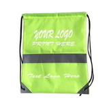 Custom Safety Drawstring Backpack, 17