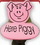 Custom Foam Pig Pop Up Visor, Price/piece