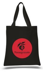 Custom 12 Oz. Colored Canvas Promotional Bag w/ Web Handles - 1 Color (15"x16")