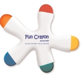 Custom Fun Crayon 5 Color Crayon in Ergonomic Design