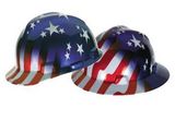 Custom MSA Freedom Hard Hat - American Stars & Stripes Design