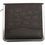 Custom Brown Leatherette Manicure Set, 4" W X 4.25" H X 0.75" D, Price/piece