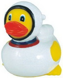 Blank Rubber Astronaut Duck, 3 3/4