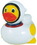 Custom Rubber Astronaut Duck, 3 3/4" L x 3 1/8" W x 3 3/8" H, Price/piece