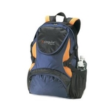 Custom The Comfort Zone Backpack - Blue/Orange, 10.5