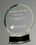 Custom 7 1/4" Premium Round Glass Flame Award, Price/piece