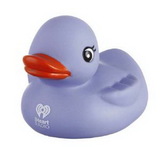 Custom Rubber Purple Duck, 3 3/4