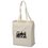 Custom Natural Canvas Tote Bag, 10.24" L x 4.72" W x 13.78" H, Price/piece