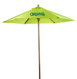 Custom 7ft Bamboo Market Umbrella