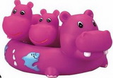Custom Rubber Hippo Family