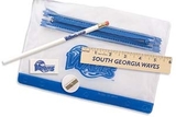 Custom Clear Translucent Pouch School Kit (Pencil/ 6