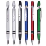 Custom Plastic Ballpoint Budget Pen With Push On/Off Function, 5 1/2