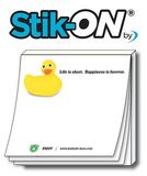 Custom Stik-ON(R) Adhesive Notes - 25 Sheets 50 Lb. Offset (3