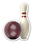 Custom 3.1-5 Sq. In. (B) Magnet - Bowling Ball & Pin, 30mm Thick, Price/piece