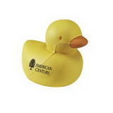 Custom Rubber Ducky Shaped Stress Reliever, 2.75